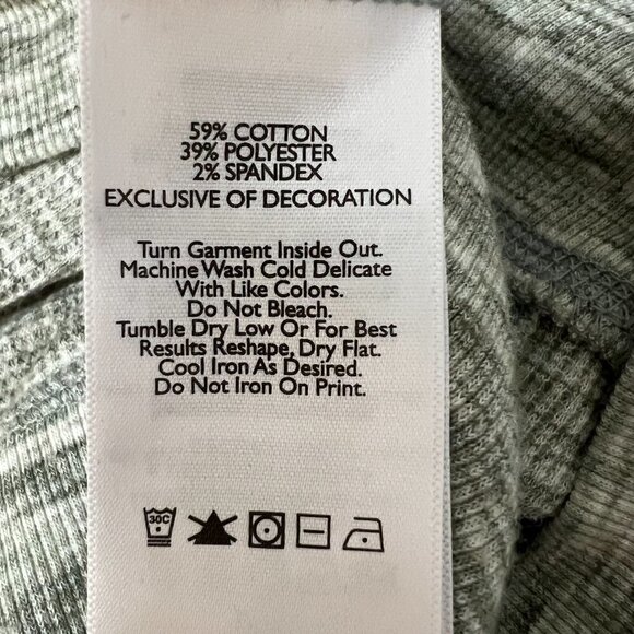 Eddie Bauer Women's Heather Gray Cowl Neck Long Sleeves Sweatshirt - Picture 5 of 7